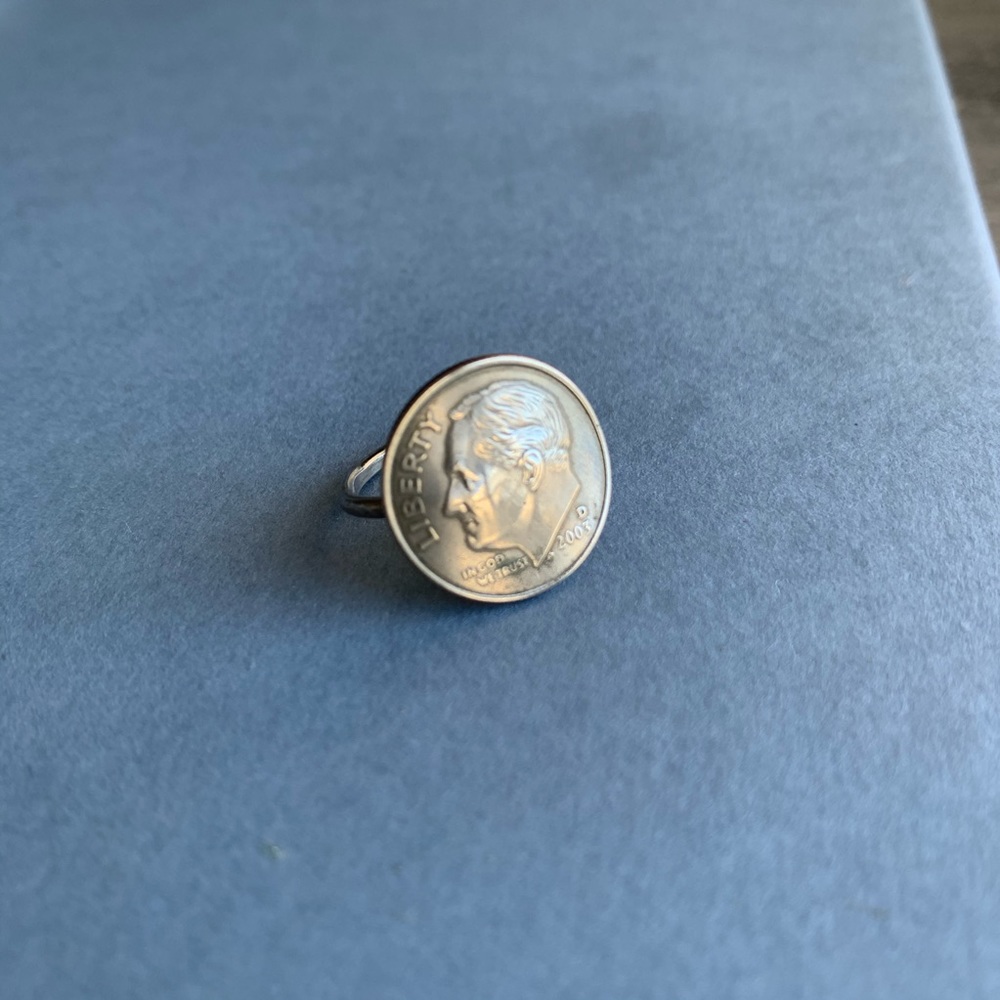 Vintage dime ring